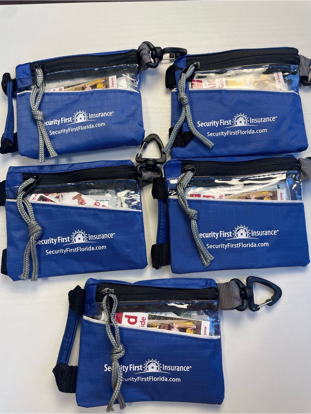 5 Pack of Travel First Aid Kits